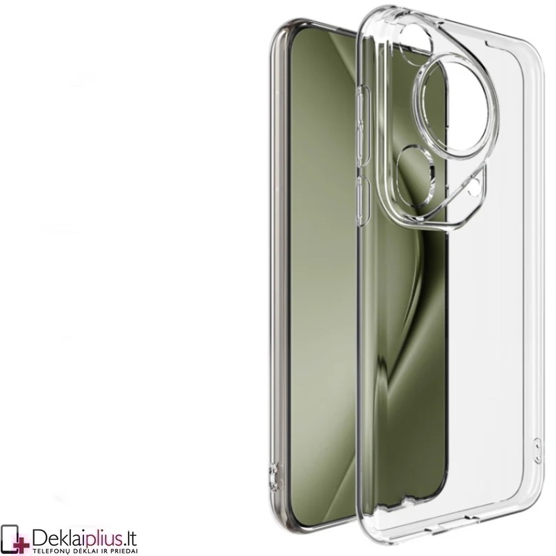 Silikoninis ploniausias dėklas - su kameros apsauga - permatomas (Huawei Pura 70 Ultra) Silikoninis ploniausias dėklas - su kameros apsauga - permatomas (Huawei Pura 70 Ultra)